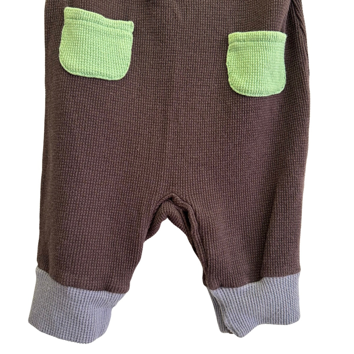 Brown Waffle One Piece