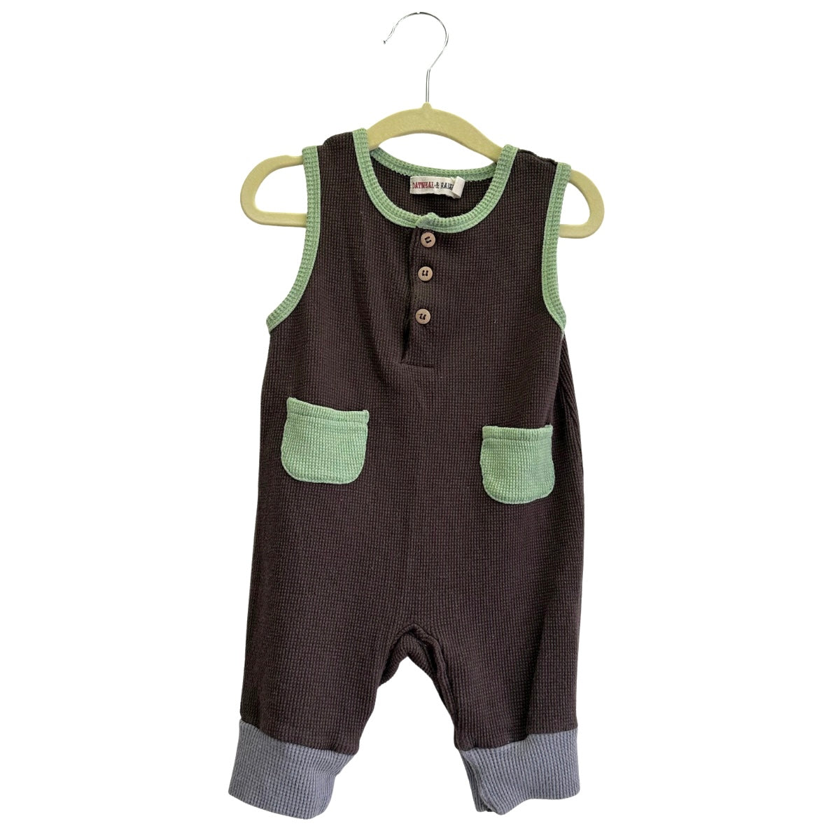Brown Waffle One Piece