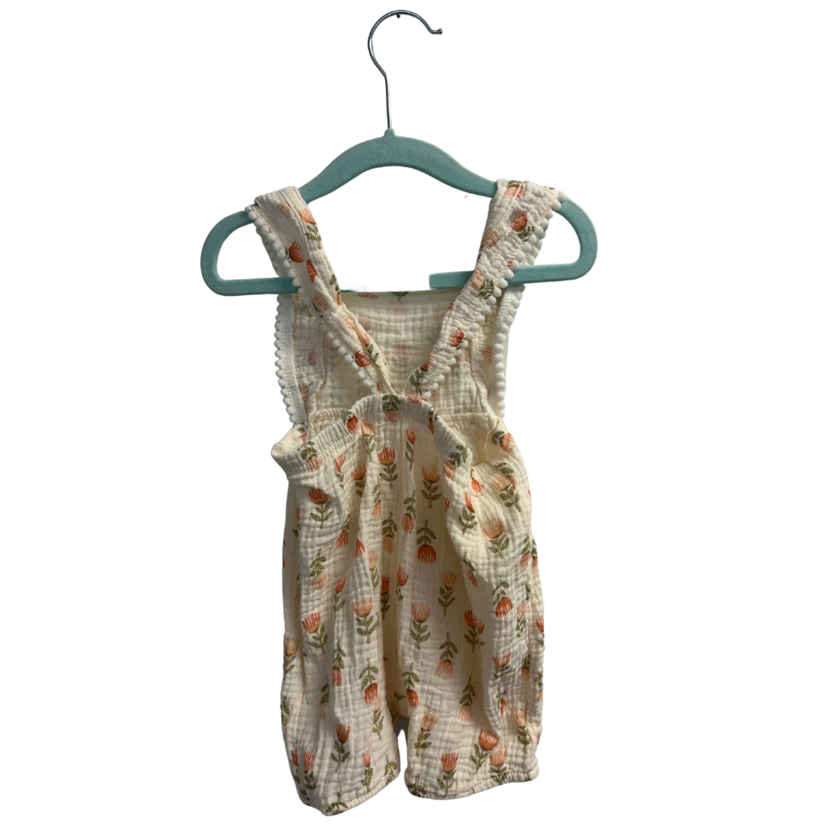 Emily & Oliver Muslin Flower Romper
