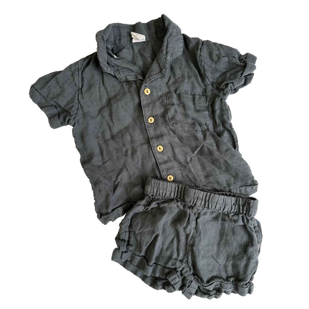 H&M Dark Linen Set