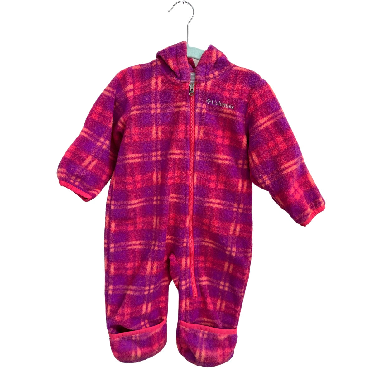 Plaid Columbia Fleece Bunting Suit