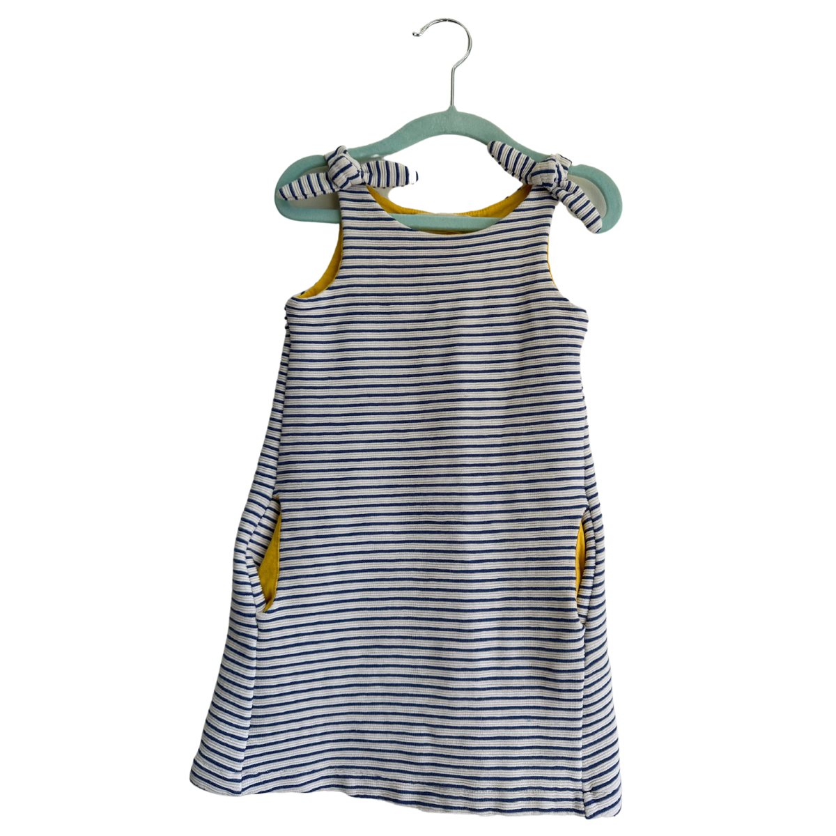 Zara Blue Striped Dress