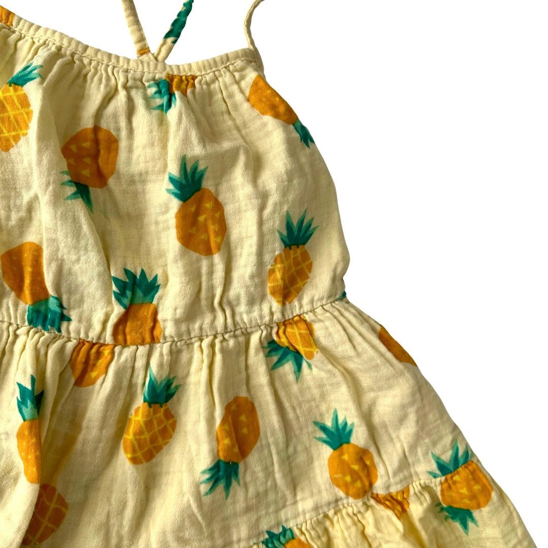 Pineapple Muslin Dress