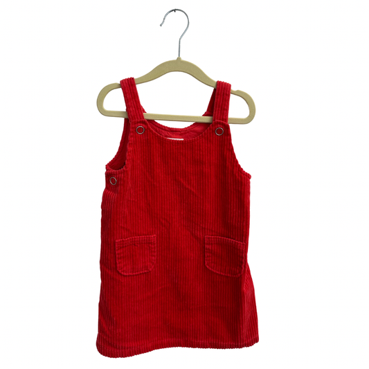 Red Corduroy Dress