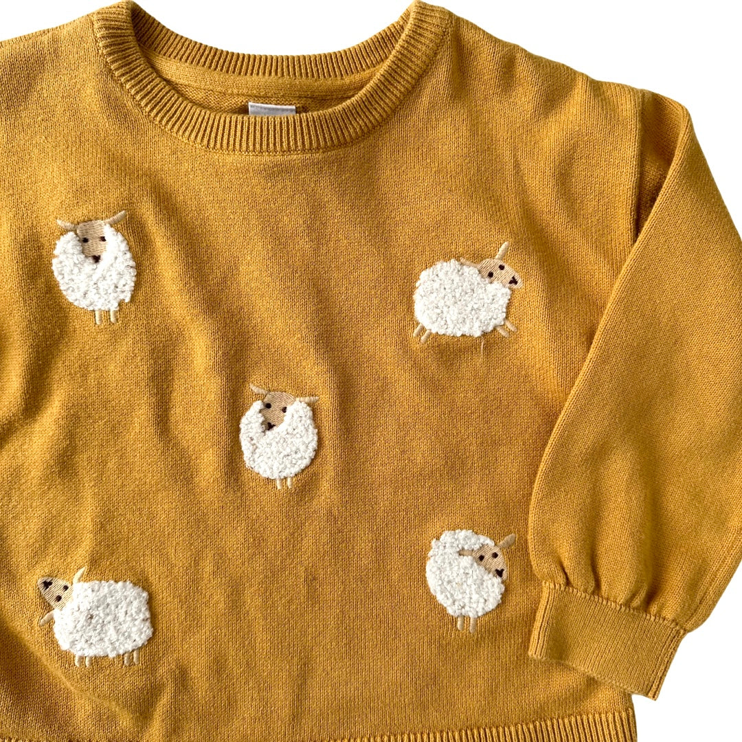 Mustard Sheep Sweater