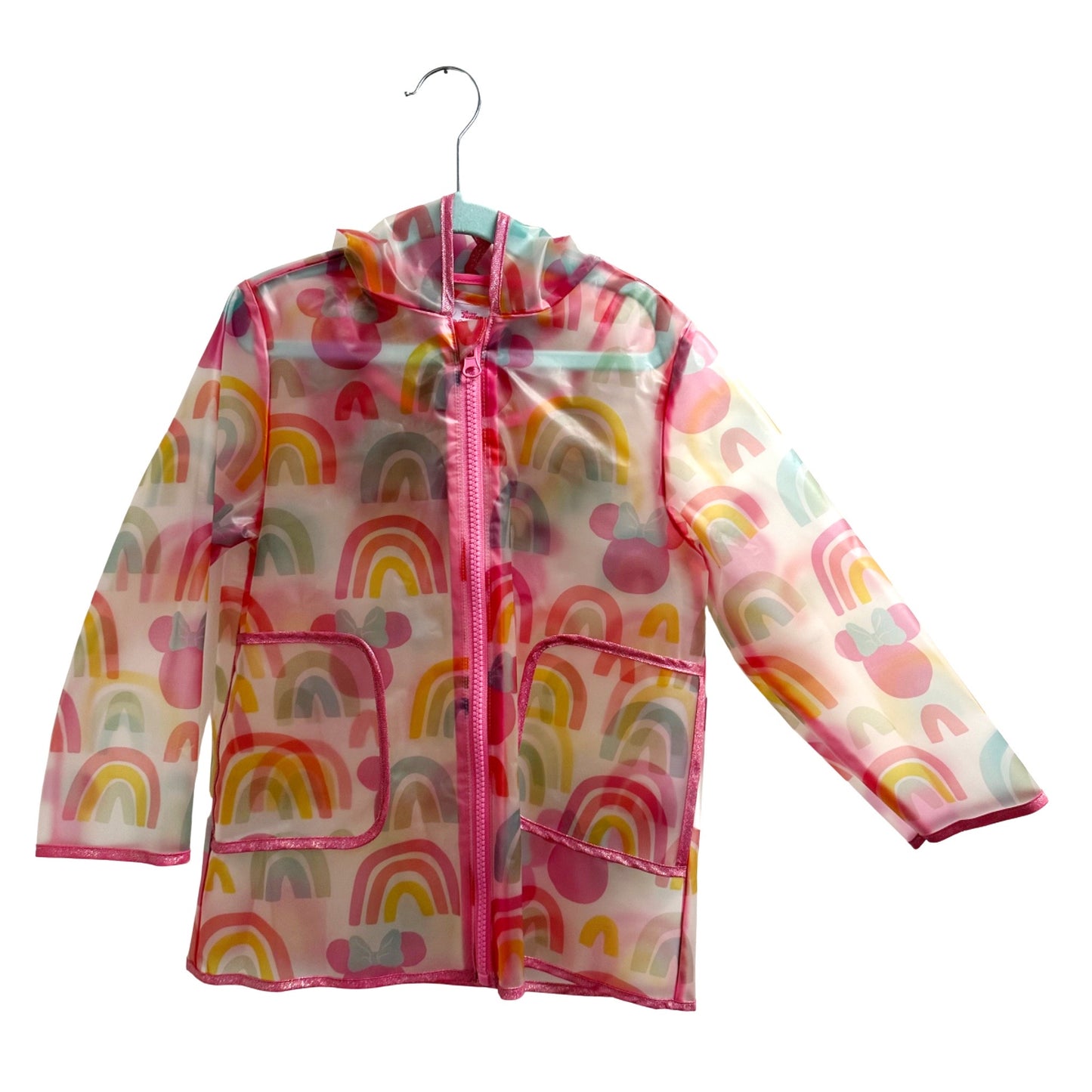 Minnie Mouse & Rainbows Rain Jacket