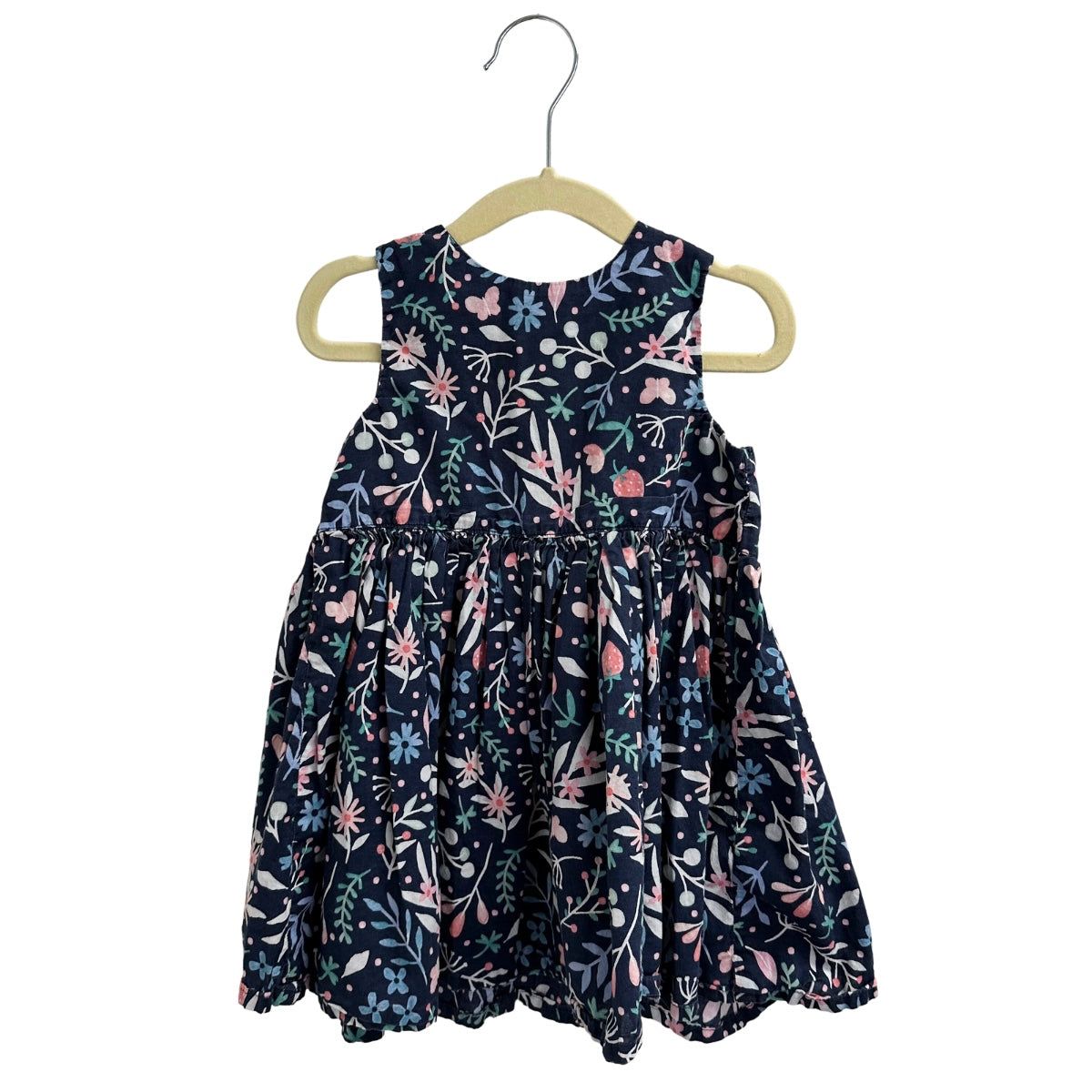 Navy Floral Dress