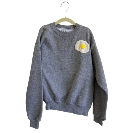 Egg Sweatshirt Size Youth Medium - 7-8 Y